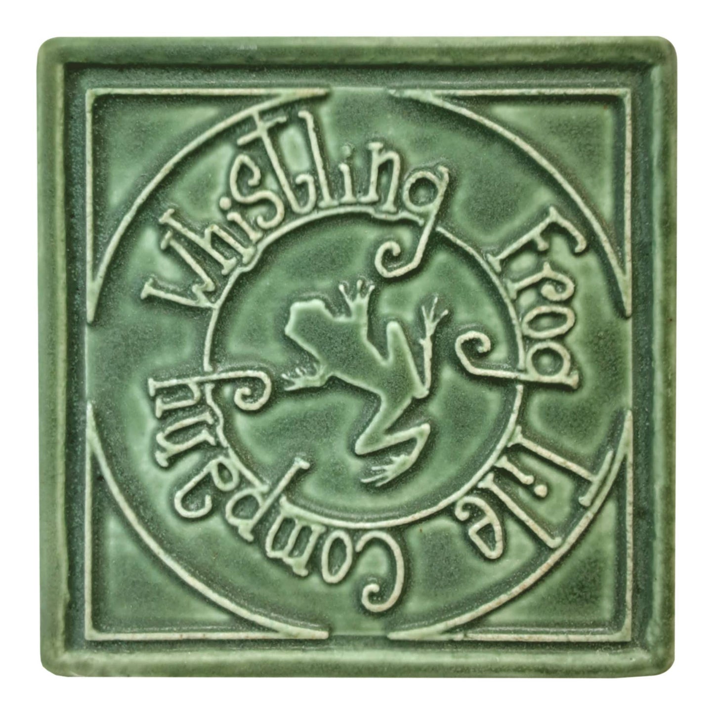 Kitten Art Tile 3x3 : Fresh Water Blue glaze