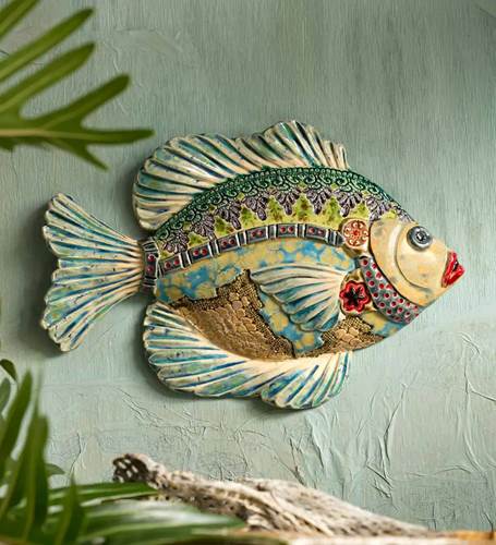Blue Gill Ceramic Wall Fish