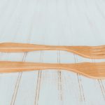 14" Cherry Salad Servers w/ Bee's Oil Finish