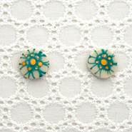 Calico Stud Earrings