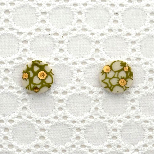 Calico Stud Earrings