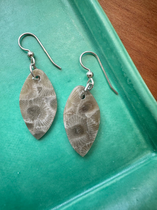 Petoskey Stone Earrings