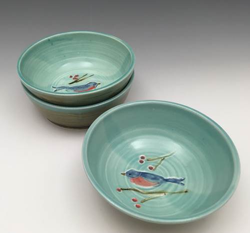 Bluebird Nest Bowl