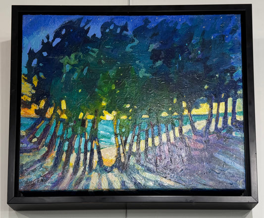 "Waiting for the Green Flash" - Acrylic Painting