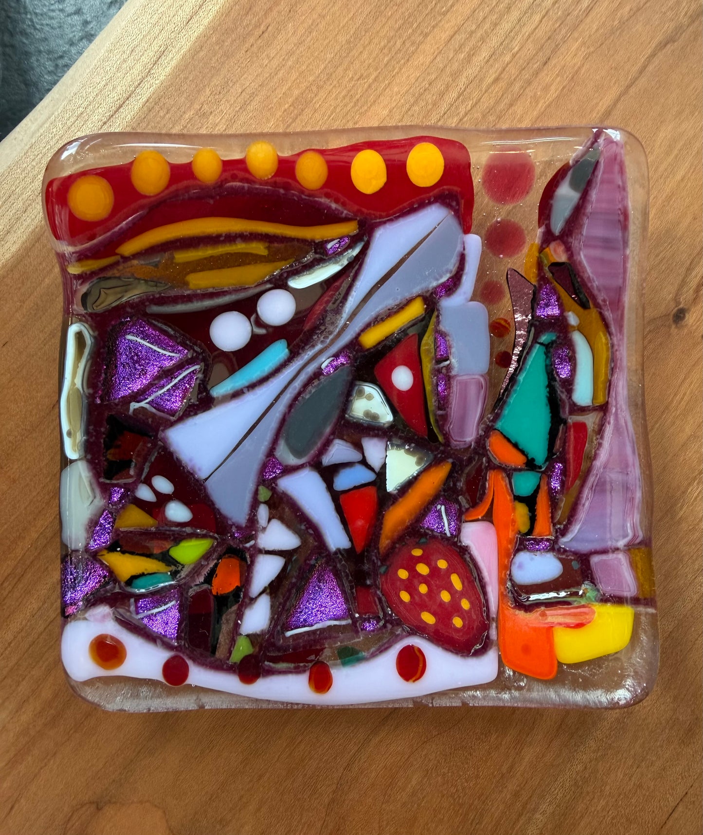 Mosaic Fused Glass Trinket Dish