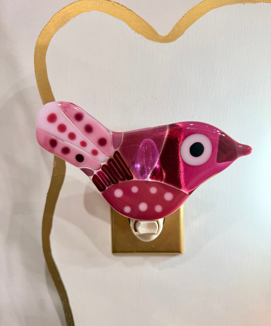 Bird Fused Glass Nightlight