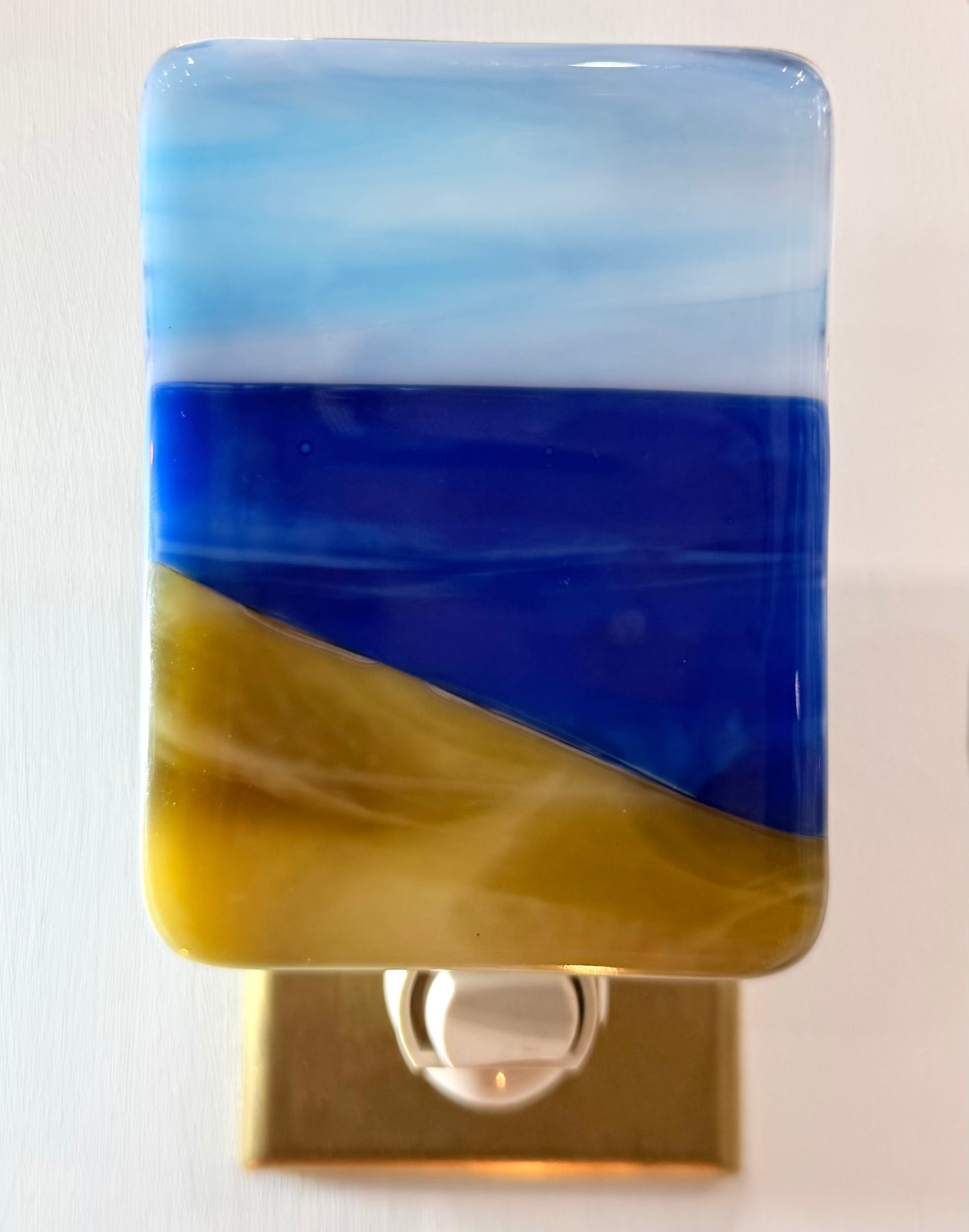 Lake Scene Fused Glass Nightlight - Various Styles