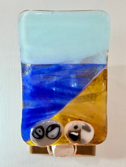 Lake Scene Fused Glass Nightlight - Various Styles