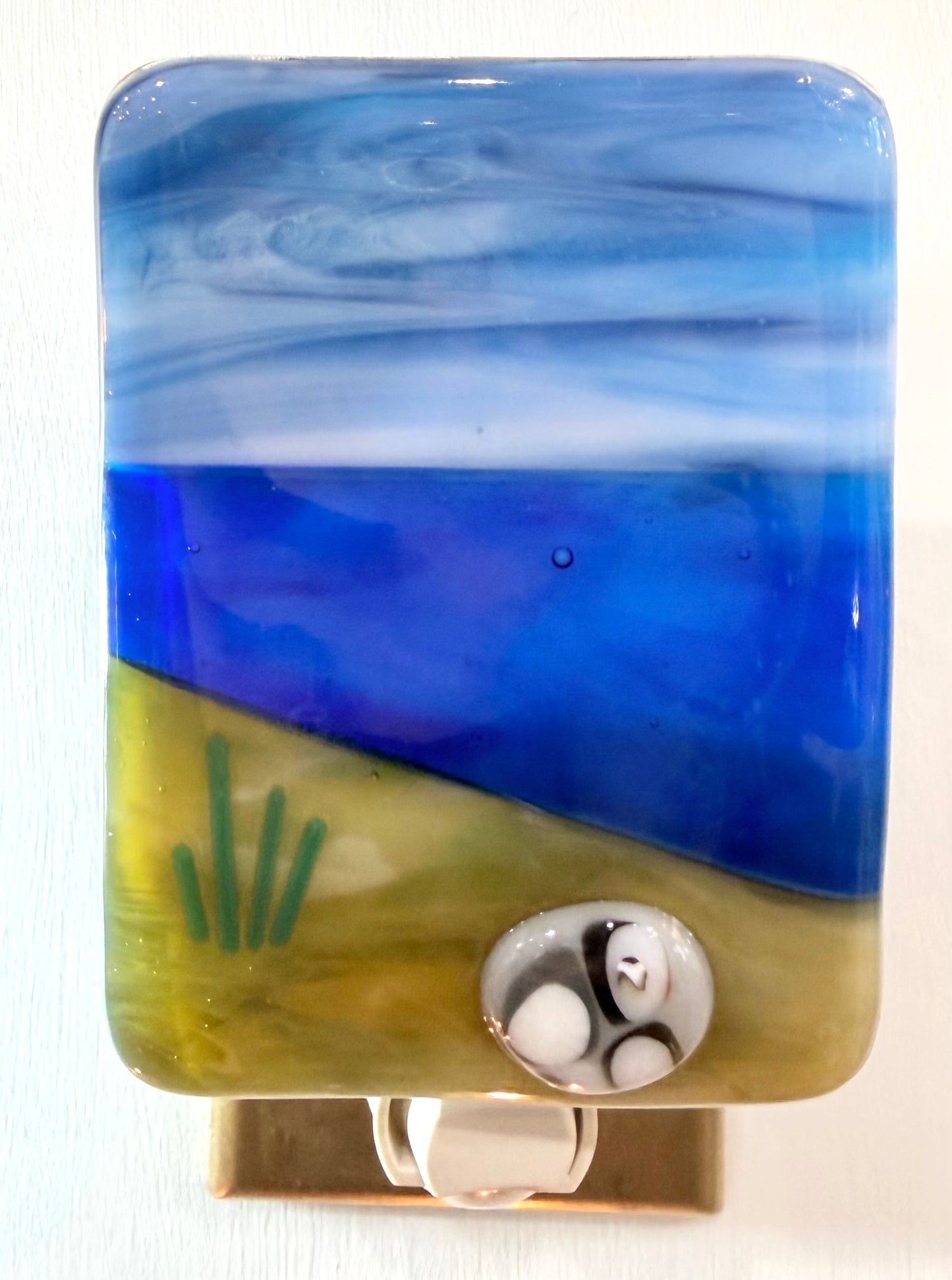 Lake Scene Fused Glass Nightlight - Various Styles