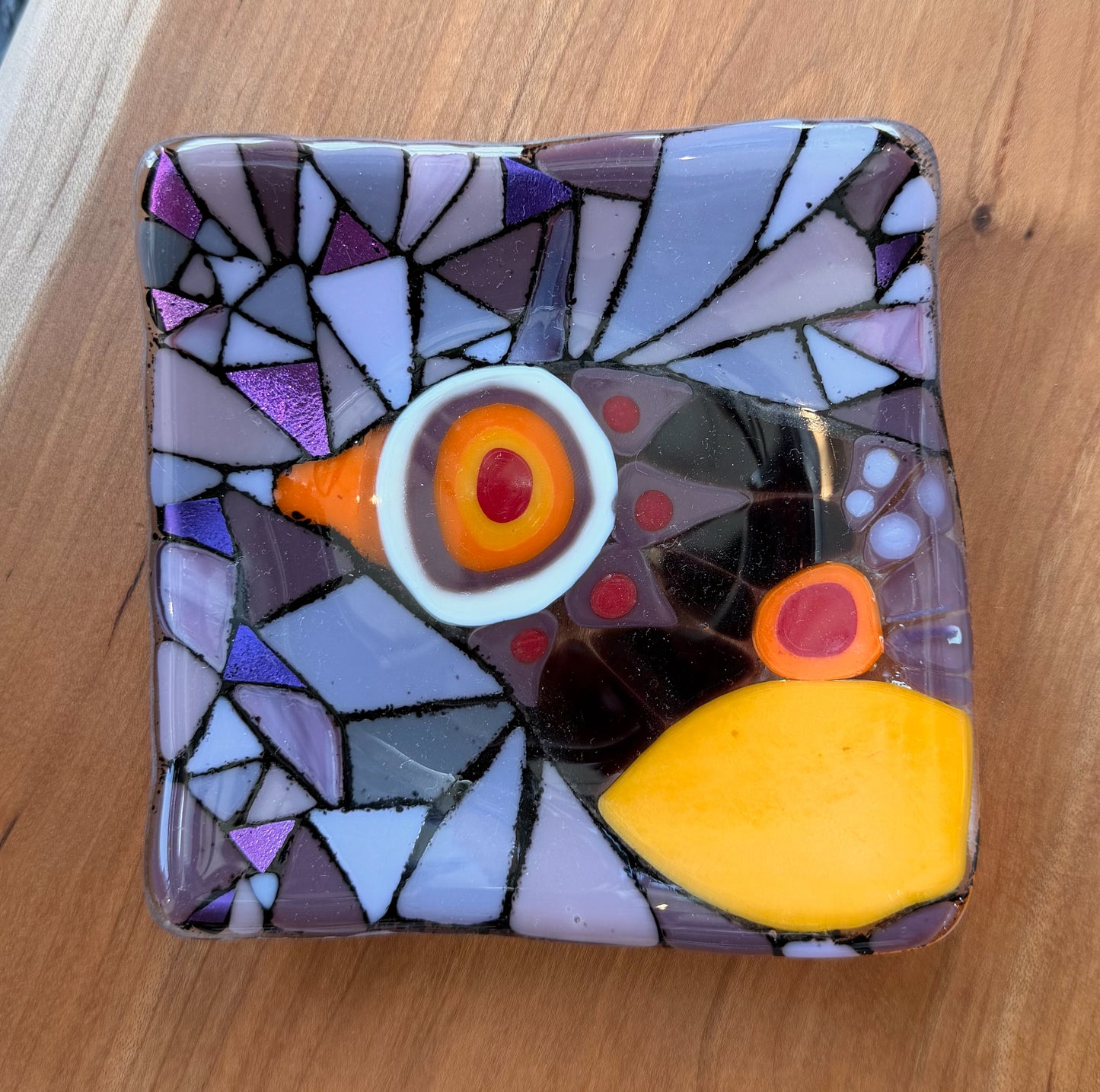 Mosaic Fused Glass Trinket Dish