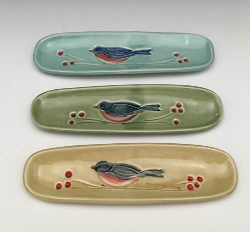 Bird Olive Server - Three Color Options