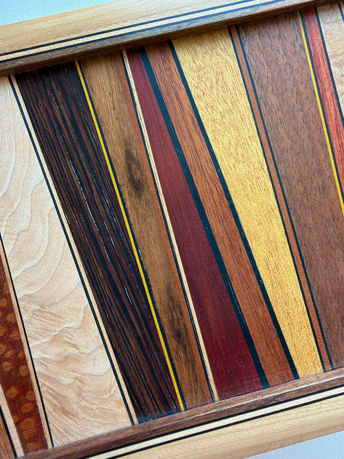 Elm Jewelry Box w/ Black Spline Joints