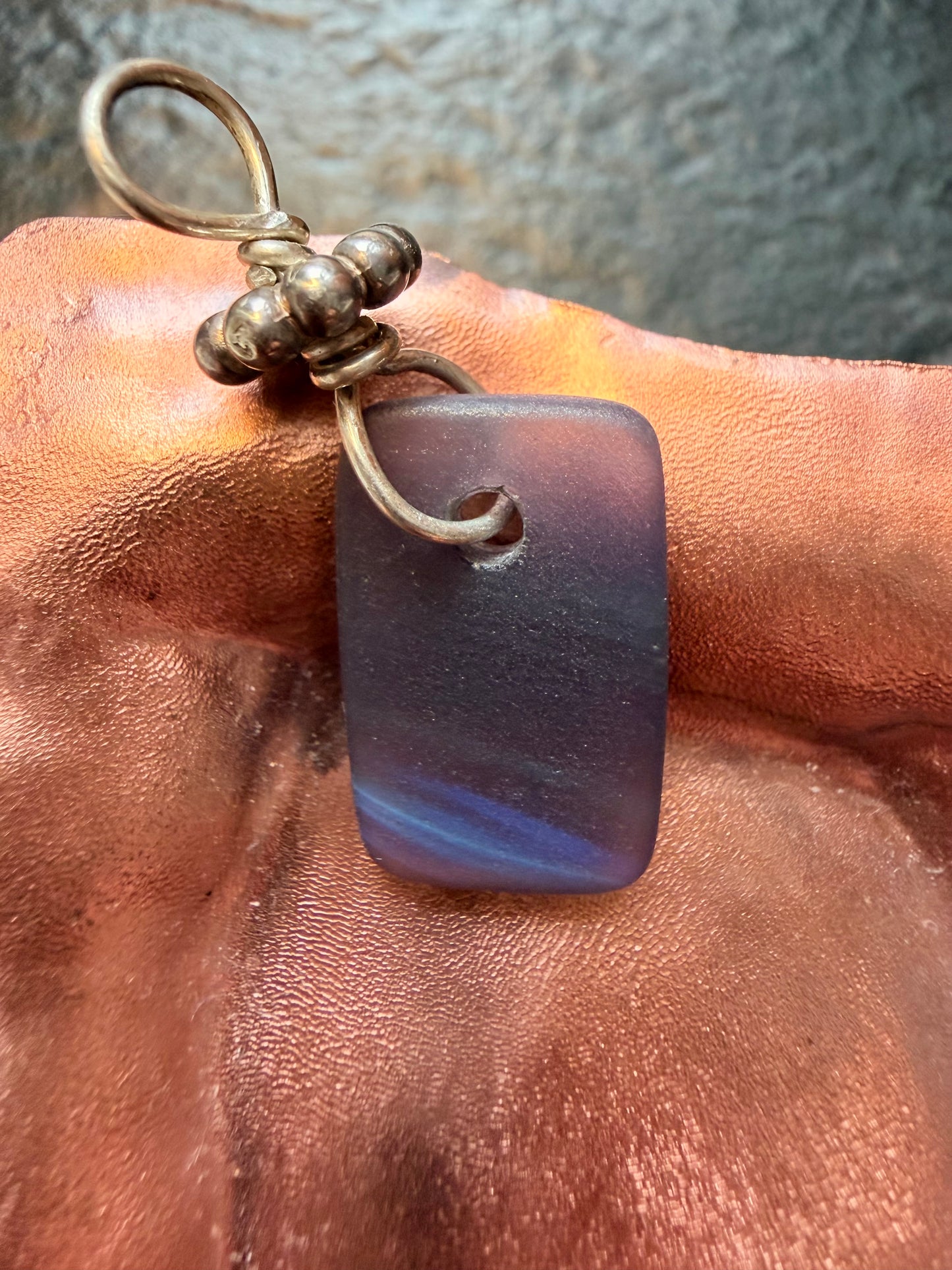 "See-through" Leland Blue Pendant