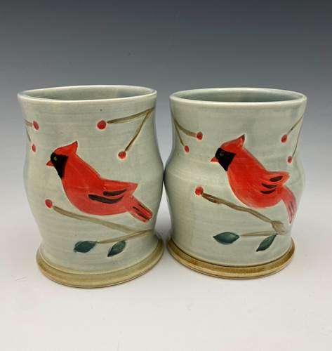 Cardinal Tumbler / Vase - Pale Blue/Gray