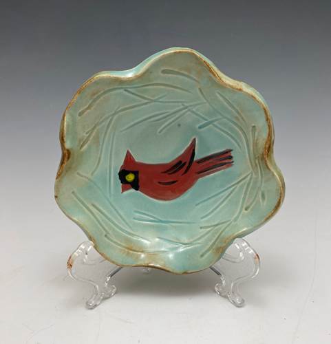 Little Cardinal Nest Bowl - Light Turquoise