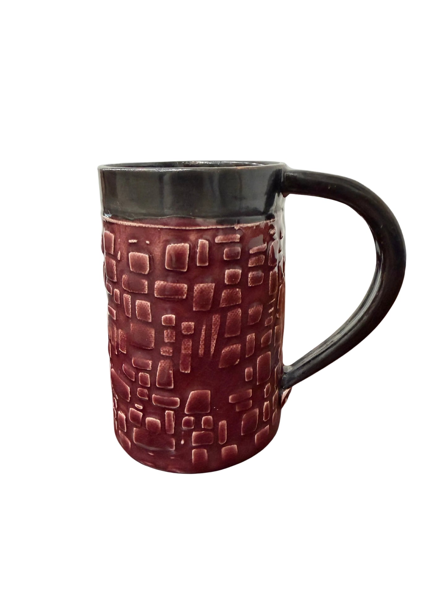 Dark Red Ceramic Mug