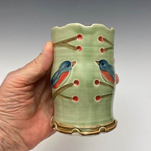 Bluebird Tumbler/Vase