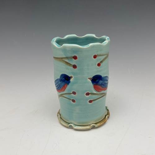 Bluebird Tumbler/Vase