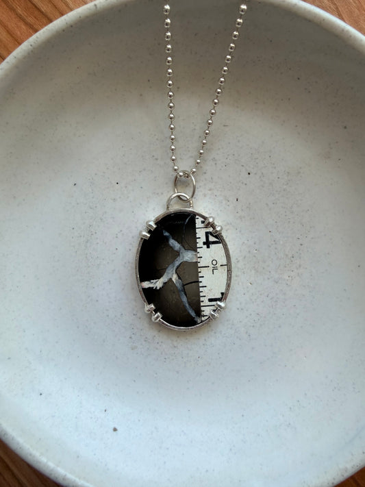 Oiled Lightning Necklace