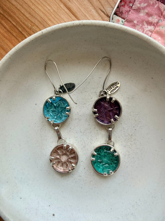 Pastel Bouquet Earrings