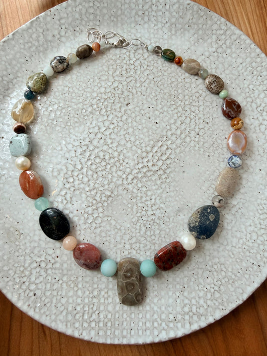 Walk the Beach Necklace - 80% MI Stone (Two Styles)