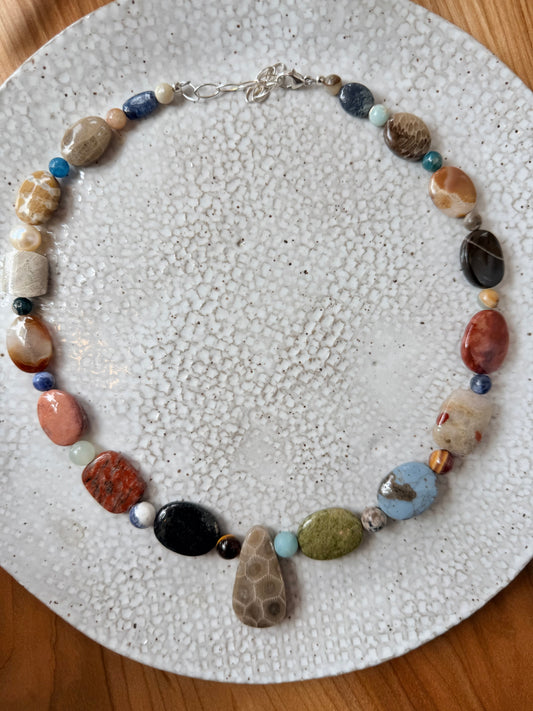 Walk the Beach Necklace - 80% MI Stone (Two Styles)