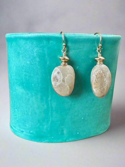 Petoskey Stone Earrings