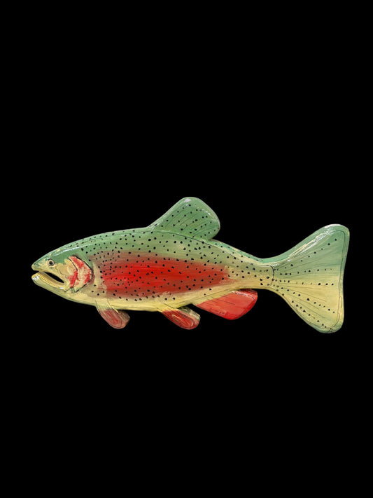 Alaskan Rainbow Trout Wooden Wall Art