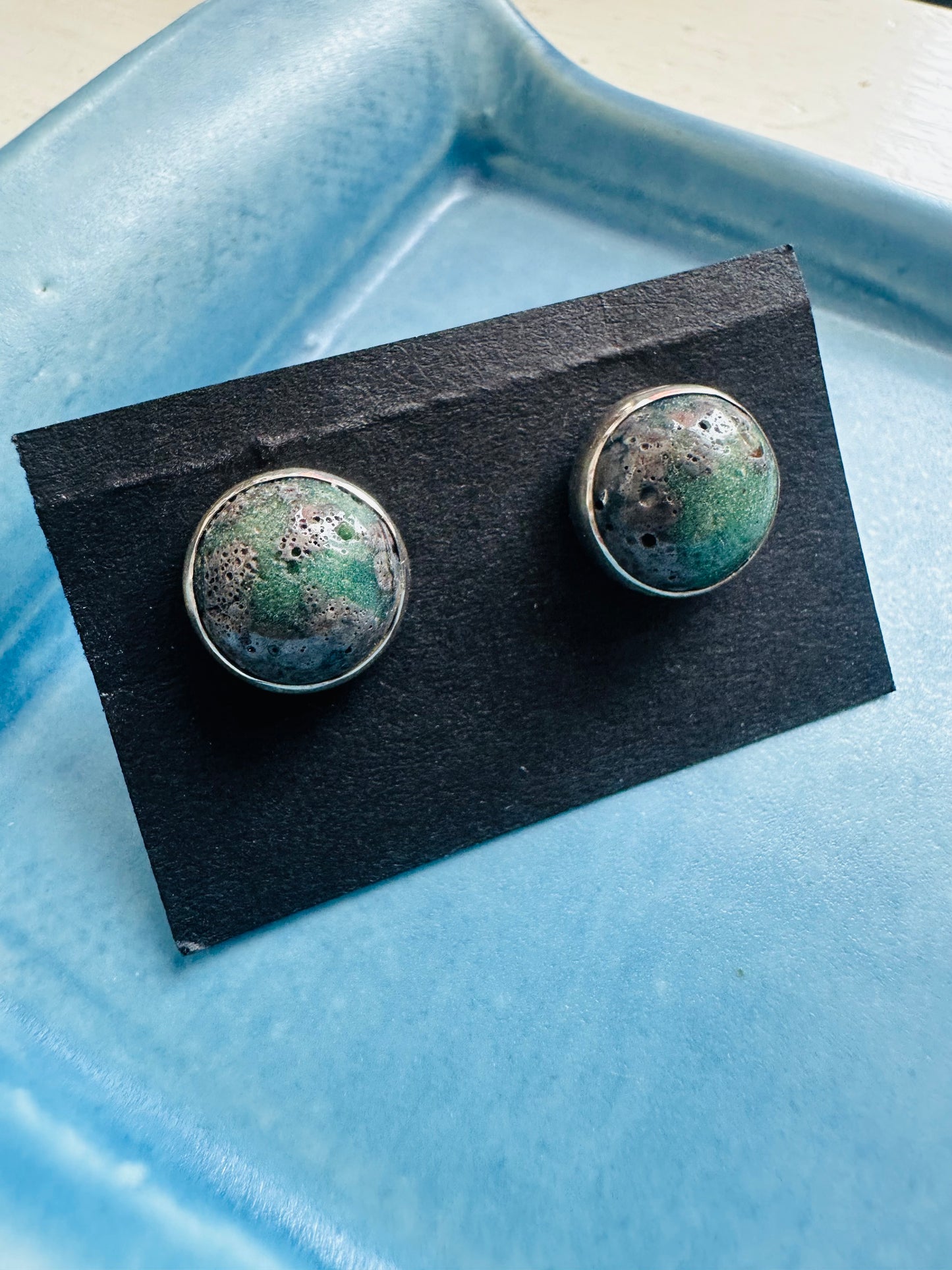 Leland Blue Stone Stud Earrings