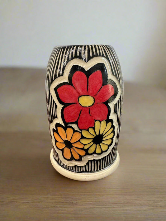 Ceramic Cluster Flower Vase