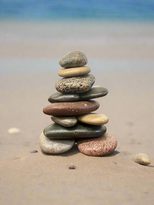 Medium Great Lakes Stone Cairn