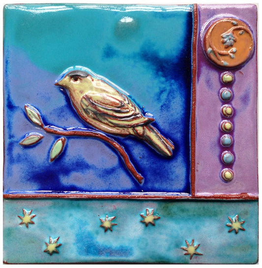 Lush Life Star Finch Tile - 9x9
