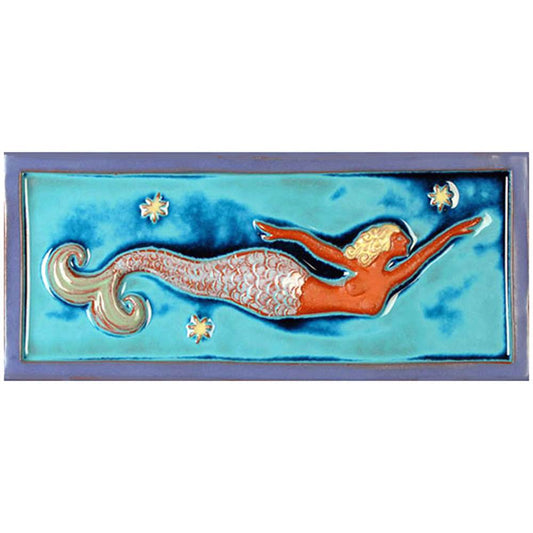 Large Mermaid Tile - 12x5