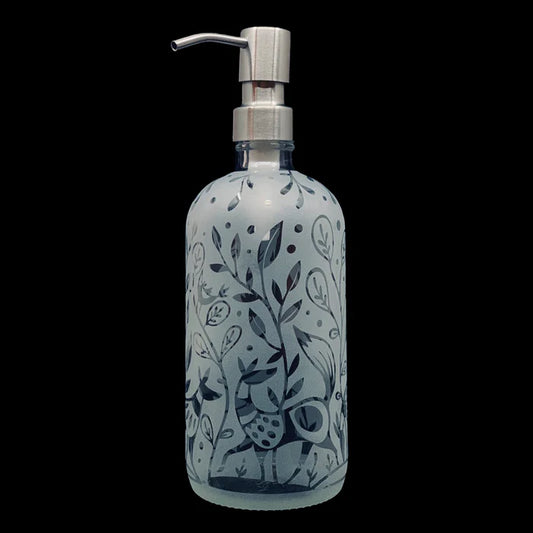 "Fox Forest" Soap/Sanitizer Dispenser