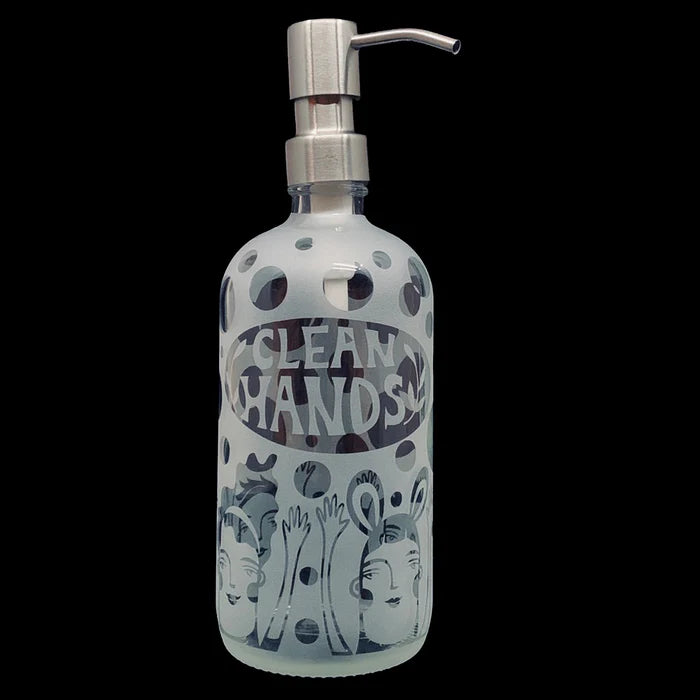 "Clean Hands" Soap/Sanitizer Dispenser
