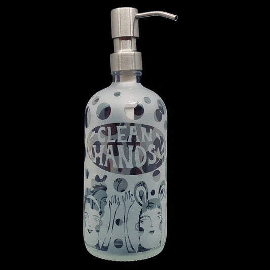 "Clean Hands" Soap/Sanitizer Dispenser