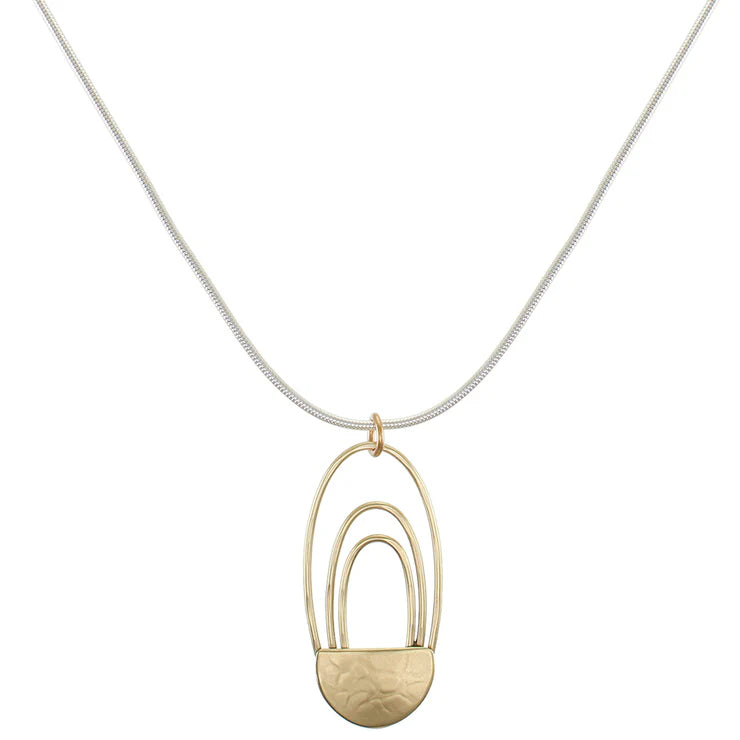 Narrow Basket Necklace