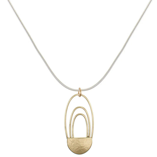 Narrow Basket Necklace