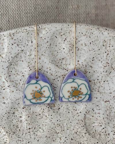 Poppy Short Arch Earrings - Two Colors