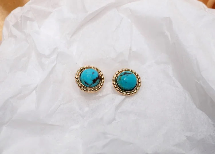 Turquoise Post Earrings