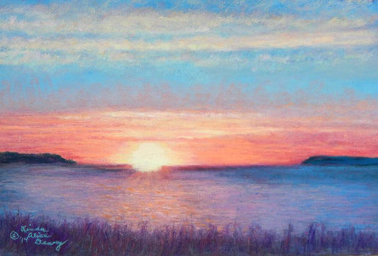 "Sleeping Bear Sunset" 11 x 14 Gallery Wrapped Canvas Print