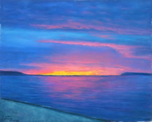 "Spectacular Sunset" Print 11" X 14"