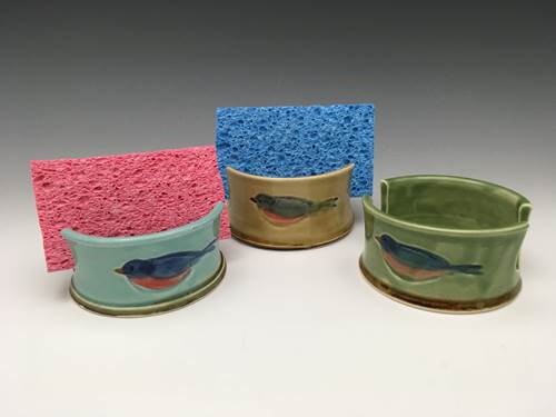 Bluebird Sponge Holder (Two Color Options)
