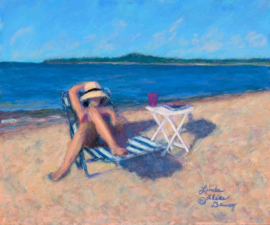 "Sunbather" 8 x 10 Gallery Wrapped Canvas Print