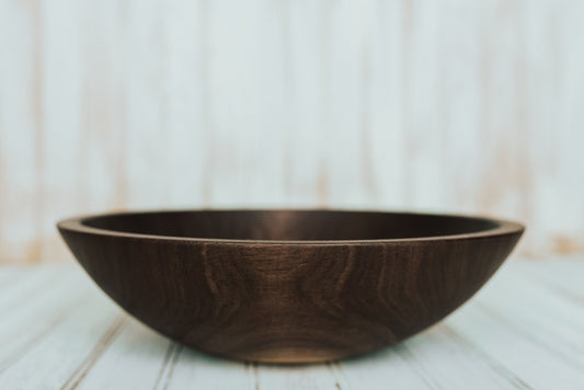 12" Walnut Bowl w/ Bee's Oil Finish