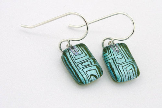 Lichenology Small Drop Earrings