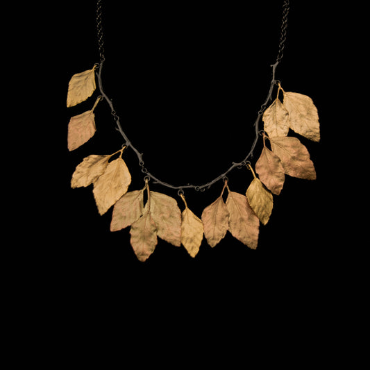 Autumn Birch Statement Necklace - 18" Adj.