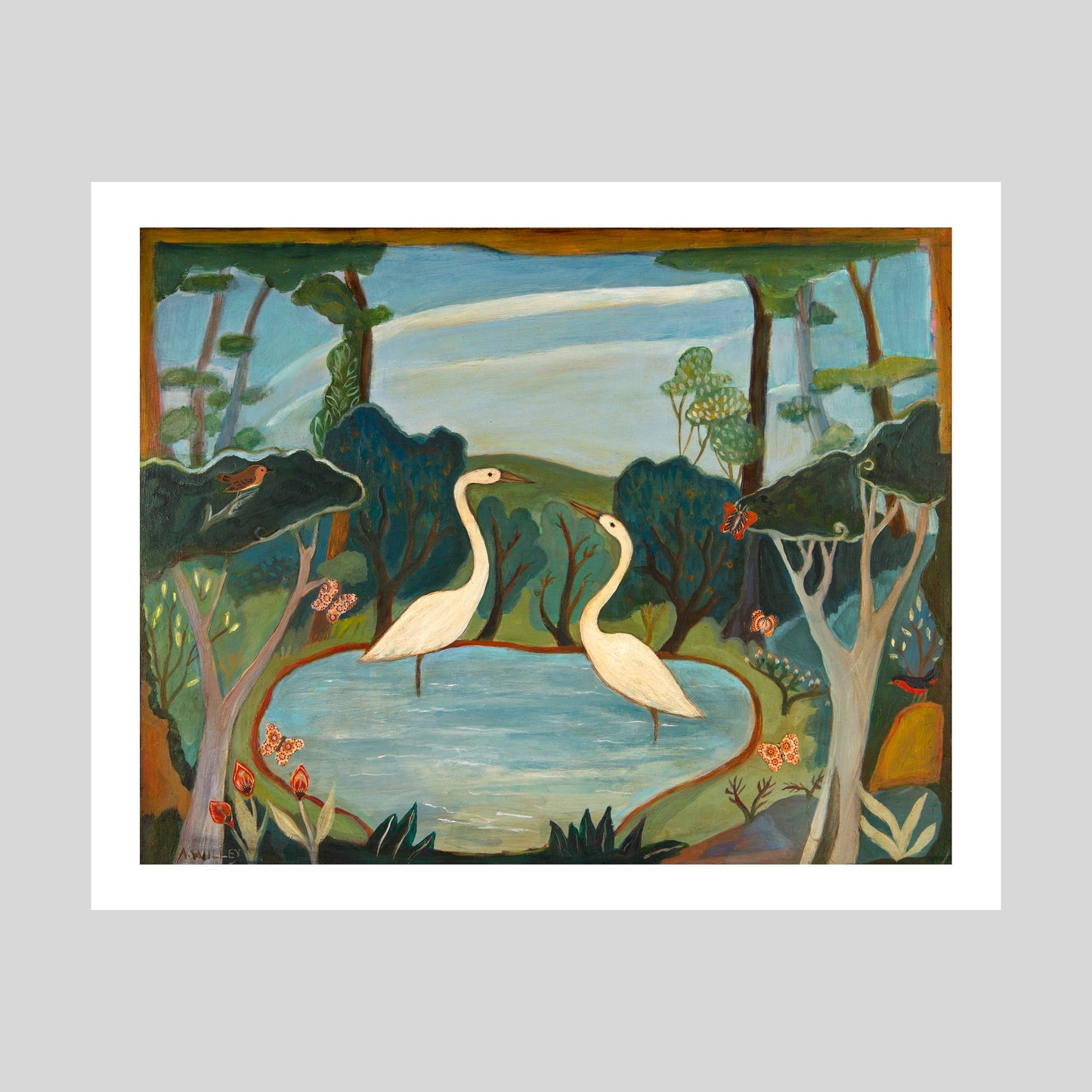 The Pond Art Print