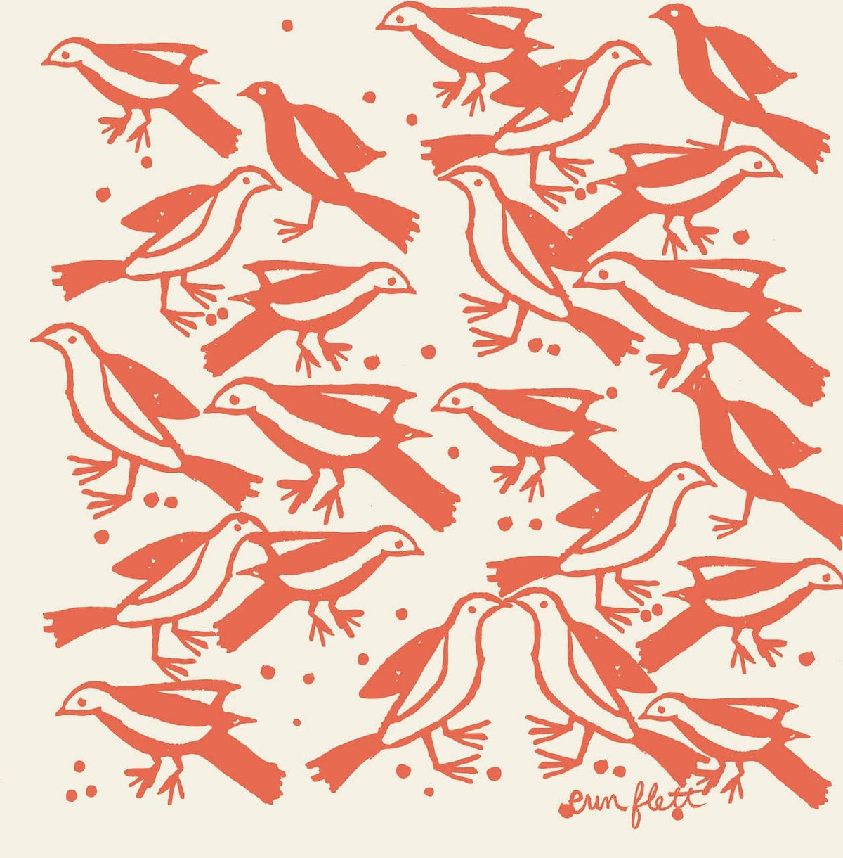 Flock Laura Pouch : Red
