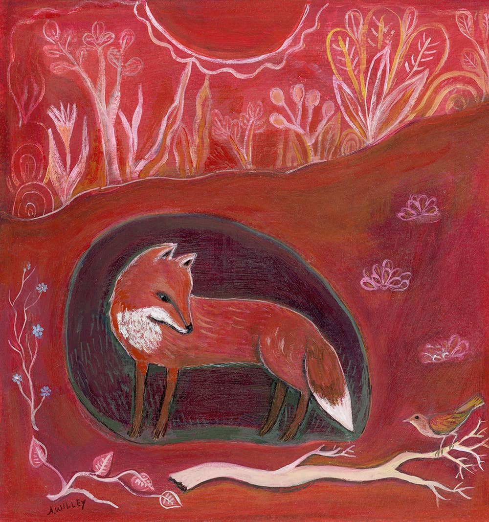 Greeting Card - Fox's Den